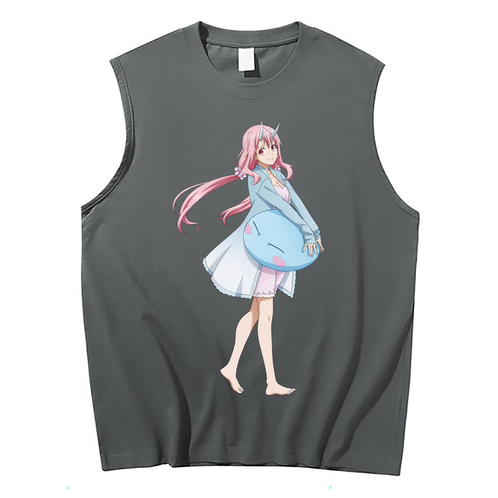 （画像用） 転スラ Regarding Reincarnated to Slime コットン100％タンクトップ（フロントプリント）